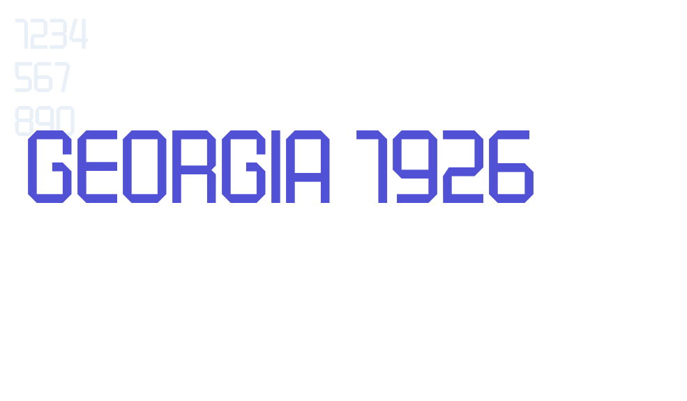 Georgia 1926-font-download