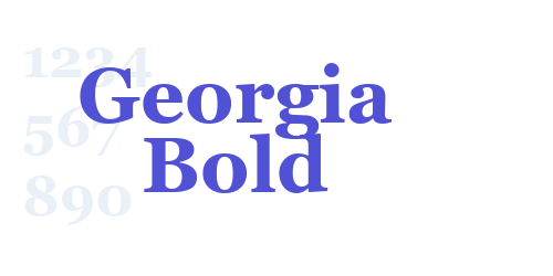 Georgia Bold