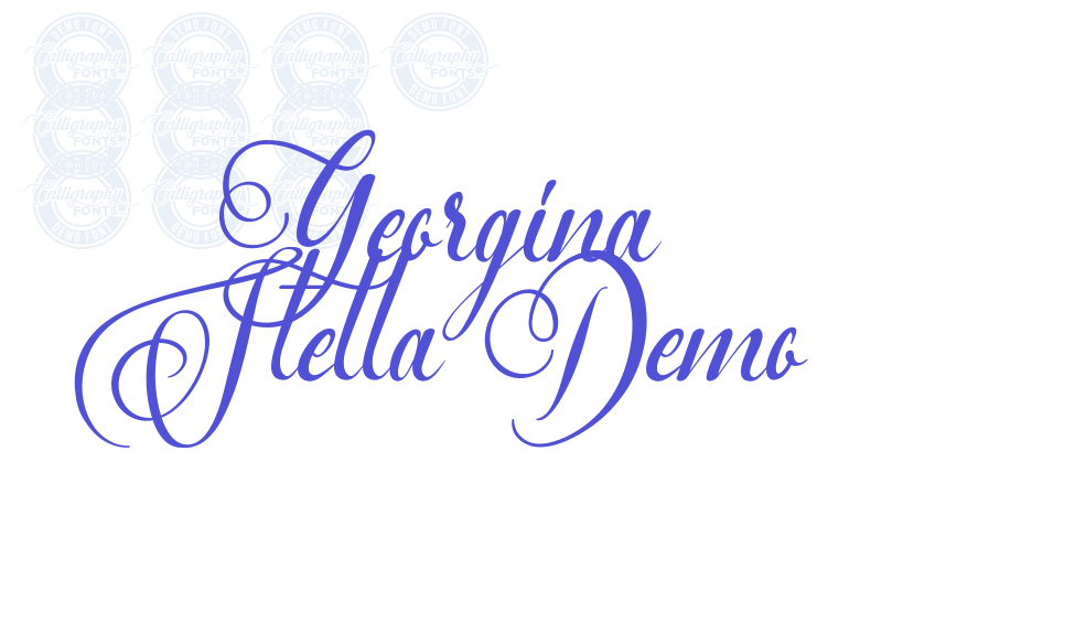 Georgina Stella Demo-font-download