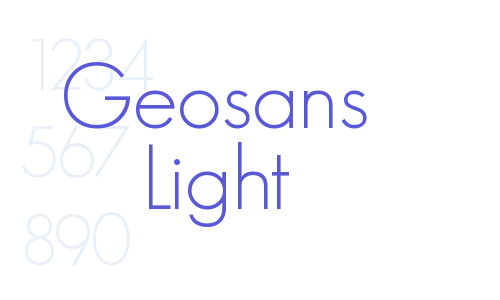 Geosans Light Font Download