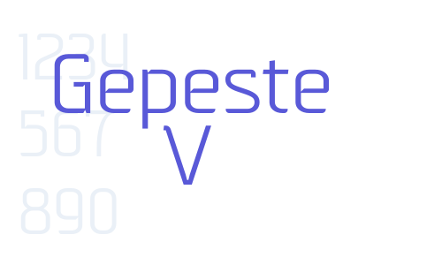 Gepeste V Font