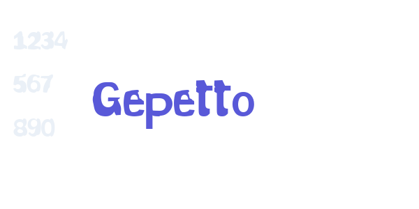 Gepetto font free