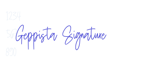 Geppista Signature-font-download
