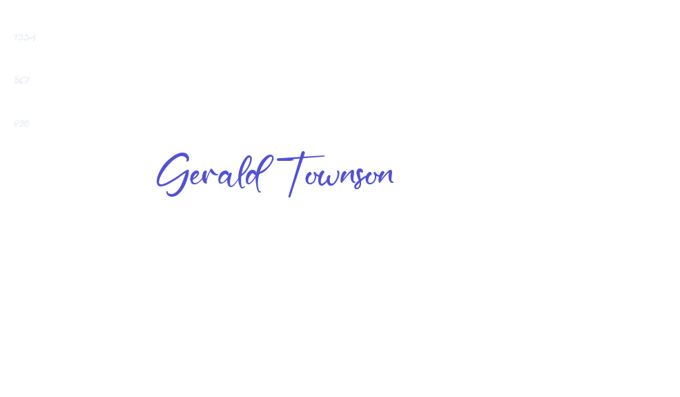 Gerald Townson-font-download