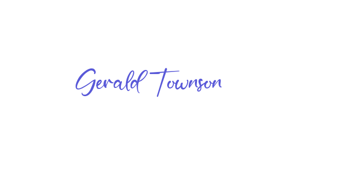 Gerald Townson Font