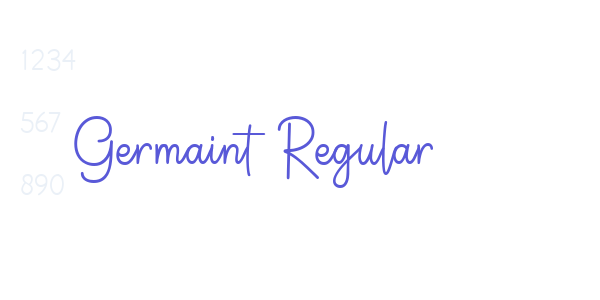 Germaint Regular font