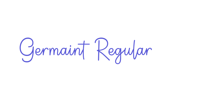 Germaint Regular Font