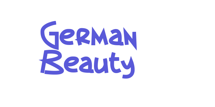 German Beauty Font