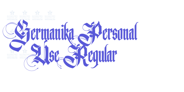 Germanika Personal Use Regular font