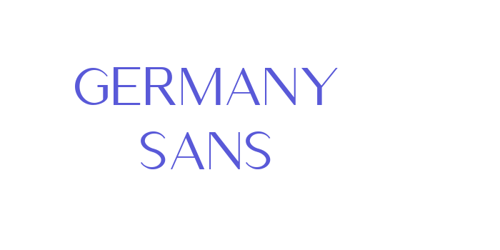 Germany Sans Font