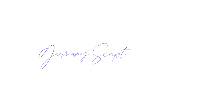 Germany Script Font Download