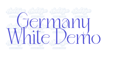 Germany White Demo-font-download