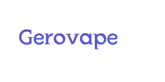 Gerovape Font Download