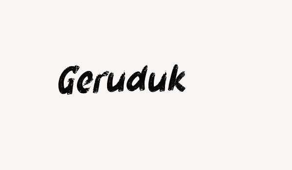 Geruduk Font