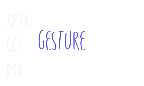 Gesture Font Download