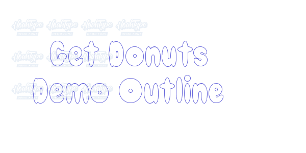 Get Donuts Demo Outline font free