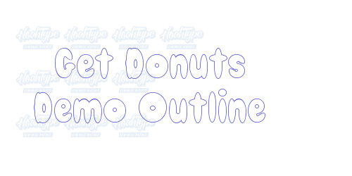 Get Donuts Demo Outline-font-download