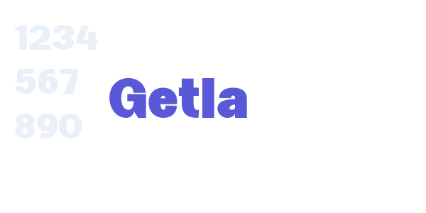 Getla font free