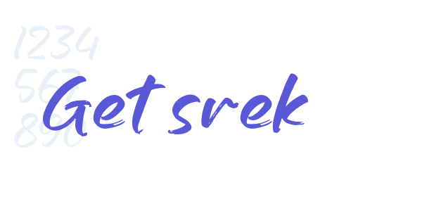 Getsrek font free