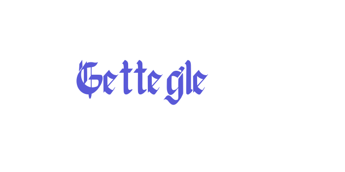 Gettegle Font