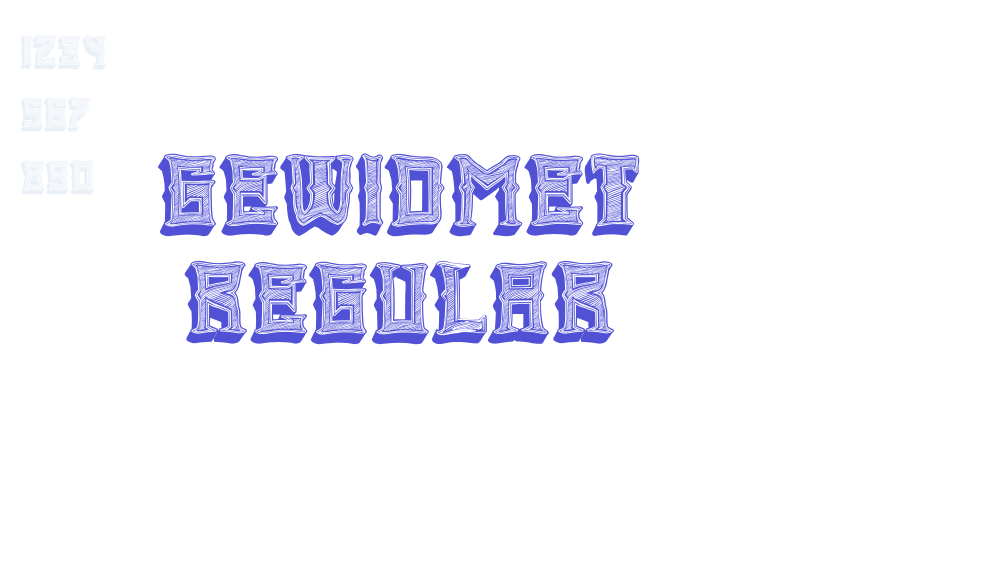 Gewidmet Regular-font-download