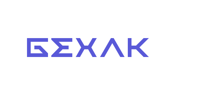 Gexak Font Download