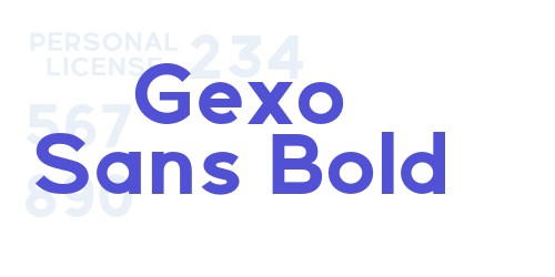 Gexo Sans Bold-font-download