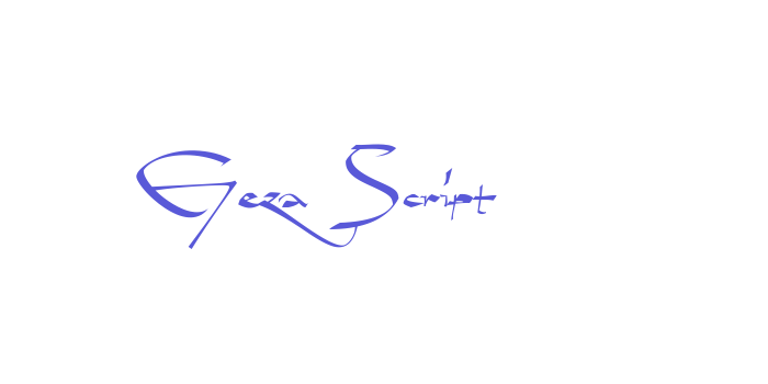 Geza Script Font Download