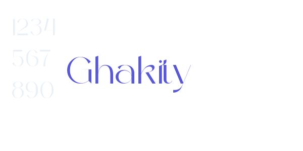 Ghakity font free