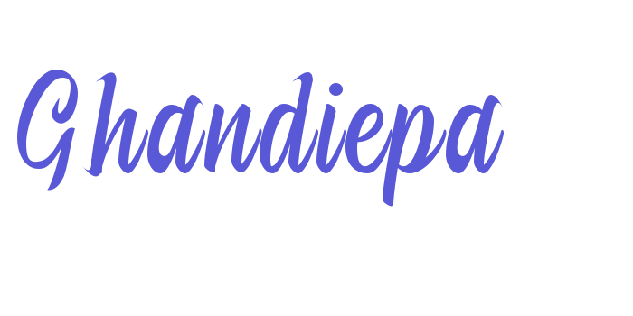 Ghandiepa Font