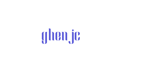 Ghenic font free