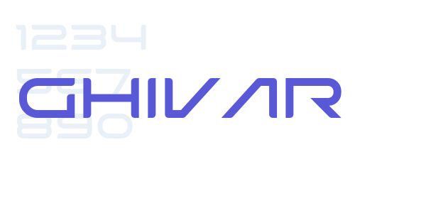 Ghivar font free