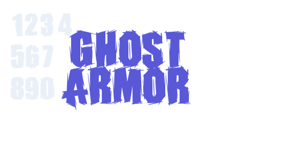 Ghost Armor font free