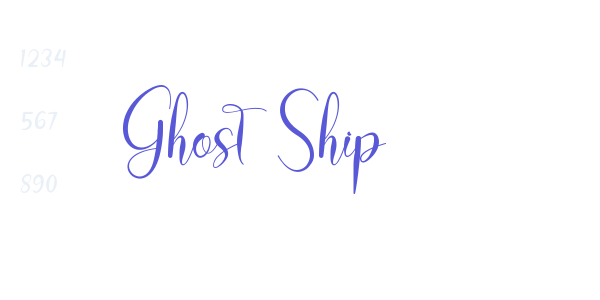 Ghost Ship font free