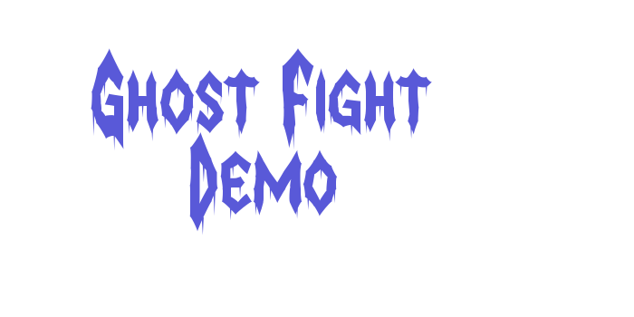 Ghost Fight Demo Font