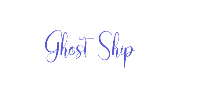 Ghost Ship Font Download