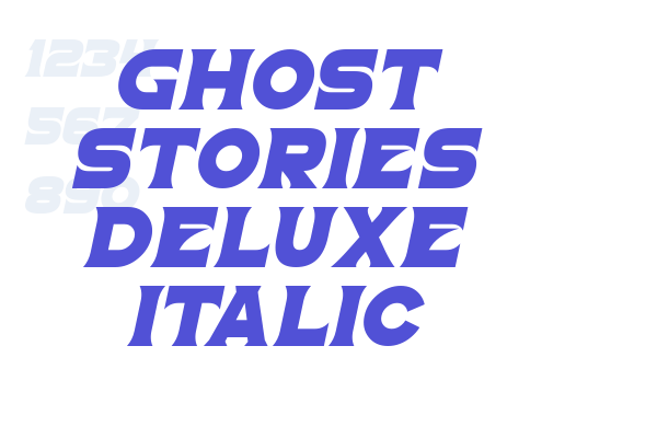 Ghost Stories Deluxe Italic