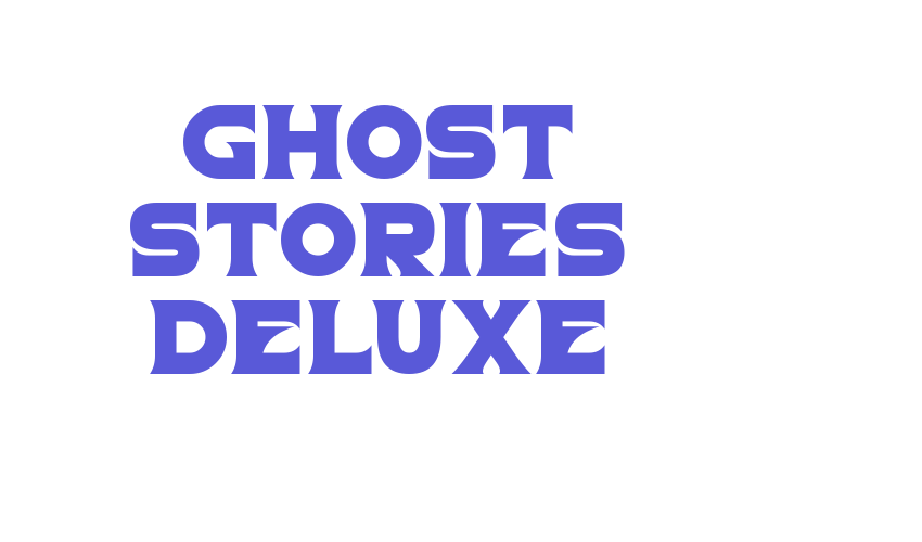 Ghost Stories Deluxe Font Download