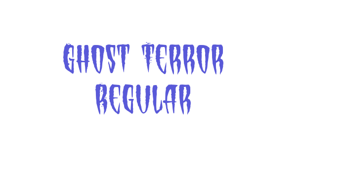 Ghost Terror Regular Font Download