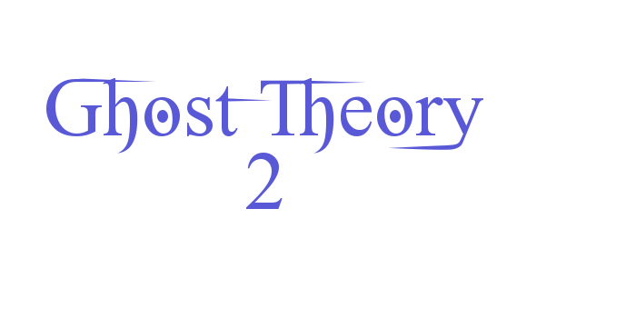 Ghost Theory 2 Font Download