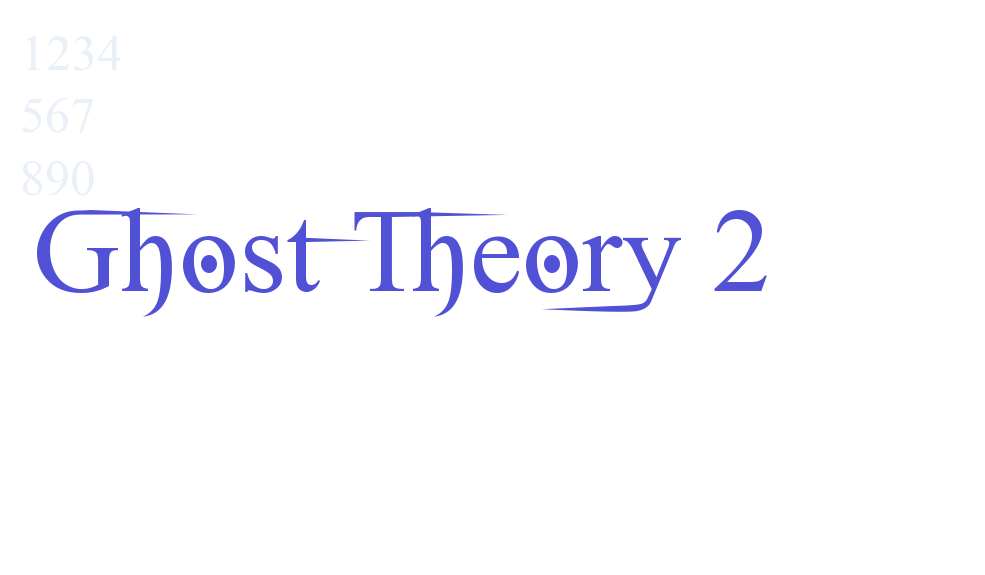 Ghost Theory 2-font-download