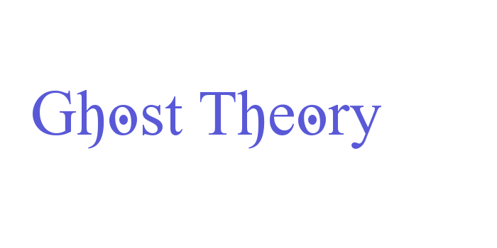 Ghost Theory Font Download