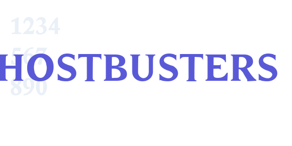 Ghostbusters font