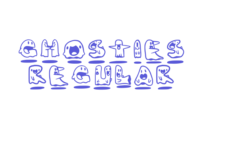 Ghosties Regular Font Download