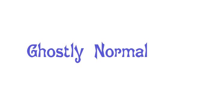 Ghostly Normal Font Download