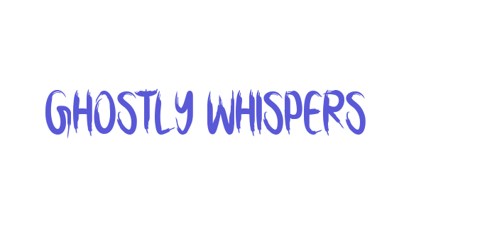 Ghostly Whispers Font Download