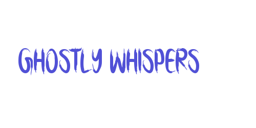 Ghostly Whispers-font-download