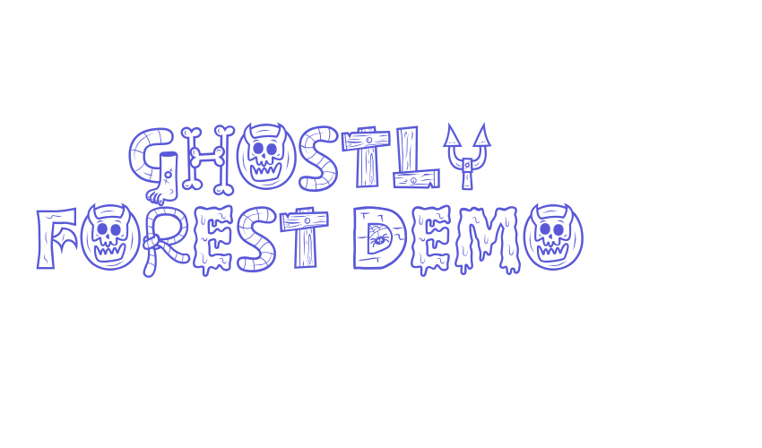 Ghostly forest Demo Font Download