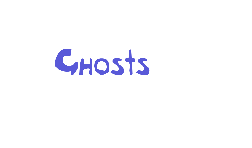 Ghosts Font