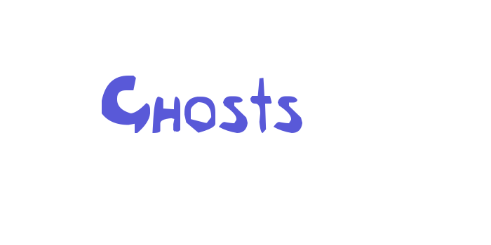 Ghosts Font Download